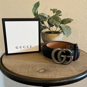 Gucci Embossed Belt